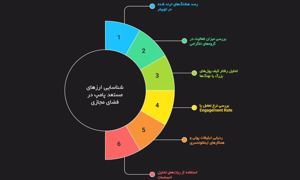 شش گام شناسایی ارزهای مستعد پامپ در فضای مجازی